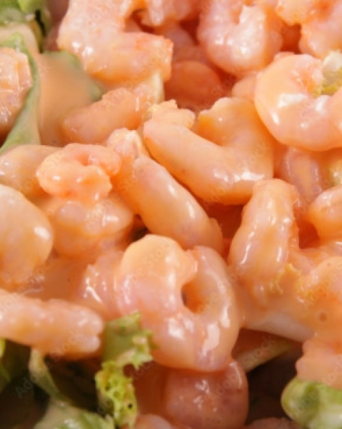 SALADE DE GAMBAS SAUCE COCKTAIL