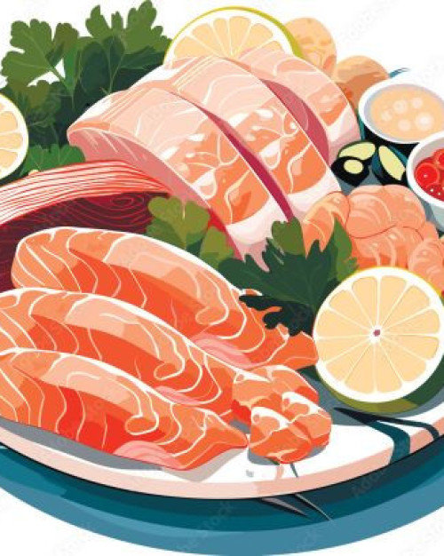 Assiette déclinaison de saumons
