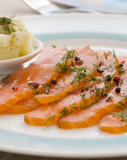 Saumon à la Suédoise (gravlax)