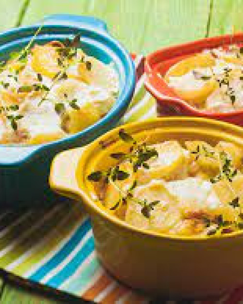 CASSOLETTE DE ST JACQUES AU BOUCIN BLANC